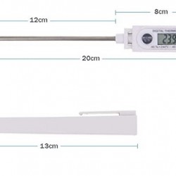 θερμομετρο ηλεκτρονικό με ακίδα -40 +200°C (Brannan) αδιάβροχο