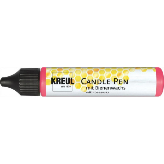 CANDLE PEN ΚΟΚΚΙΝΟ ΜΕΤΑΛΛΙΚΟ ΧΡΩΜΑ 29ml KREUL