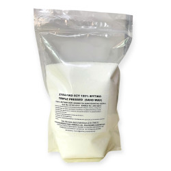ΣΤΕΑΡΙΚΟ ΟΞΥ 1kg 100% ΦΥΤΙΚΟ TRIPLE PRESSED  (SAND WAX)