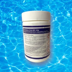 ΤΑΜΠΛΕΤΑ αργής διάλυσης 20g -TCCA 90 TABLETS-1kg -πισίνα, υδρομασάζ 