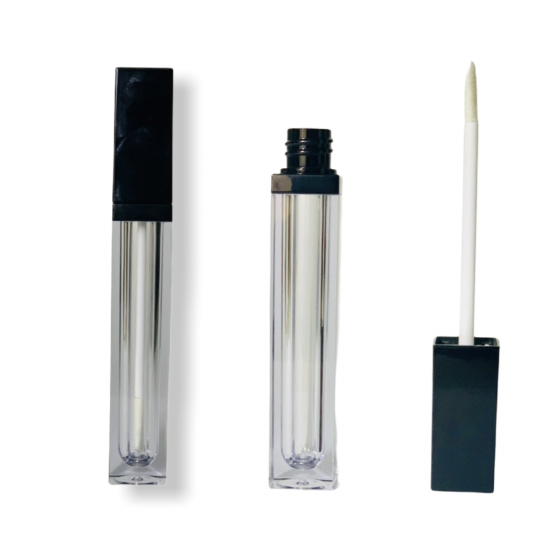 ΘΗΚΗ ΑΚΡΥΛΙΚΗ 8ml ΓΙΑ LIP GLOSS ΜΕ ΜΑΥΡΟ ΚΑΠΑΚΙ